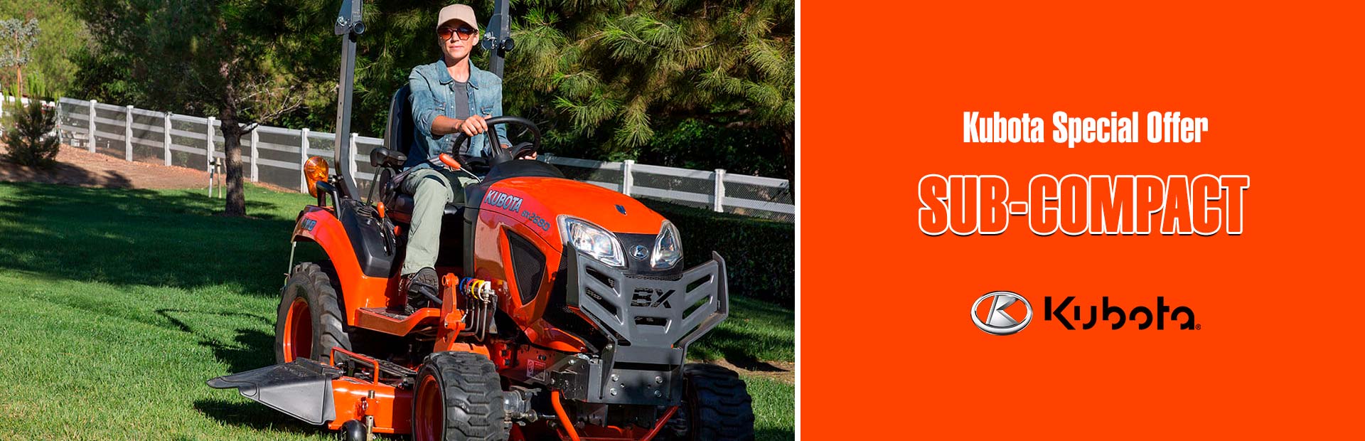 Kubota: Kubota Special Offer - Tractors Sub-Compact